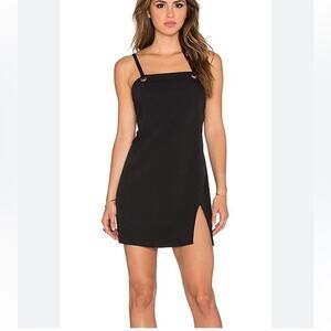 NWT NBD Little Black Grommet Dress